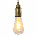 vidaXL Douilles de lampe 2 Pièces bronze E27
