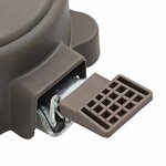 vidaXL Pédale Pivotante Argent 22 x 14 x 6 cm Acier