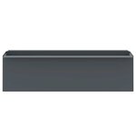 vidaXL Boîtes à fleurs pour palettes euro 12 Pièces Gris 36x13 5x9 5cm PP
