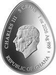 Pièce de monnaie en Argent 5 Cedis g 31.1 (1 oz) Millésime 2026 Ukrainian Pysanka ZORETSVIT