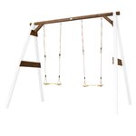 AXI Portique 4 en 1 Sports Fun Blanc Marron 160x254x207cm
