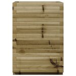 vidaXL Jardinière 50x50x72 cm bois de pin imprégné