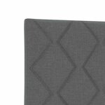 vidaXL Tête de lit Gris foncé 160 cm tissu