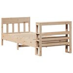 vidaXL Cadre de lit sans matelas 90x190 cm bois de pin massif