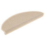 vidaXL Tapis d'escalier autocollants 30 Pièces 65x21x4 cm berbère