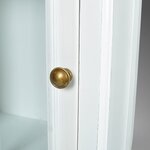 vidaXL Meuble de bibliothèque avec 3 étagères Blanc Bois