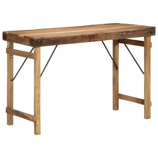 vidaXL Table de salle à manger Marron 110 x 55 x 76 cm