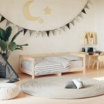 vidaXL Cadre de lit pour enfant 70x140 cm bois de pin massif