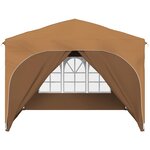 vidaXL Tente de fête pop-up 290 x 290 x 245 cm Beige