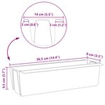 vidaXL Caisses à fleurs pour palettes Euro 24 pc Gris Polypropylène