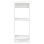 vidaXL Meuble d'appoint Blanc Bois d’ingénierie