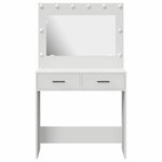 vidaXL Coiffeuse Blanc 78.5 x 41 x 135 cm Bois d'ingénierie