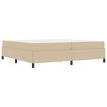 vidaXL Cadre de lit Vert gris clair 100 x 200 cm