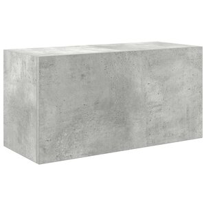 vidaXL Armoire murale de bain gris béton 60x25x30 cm bois d'ingénierie