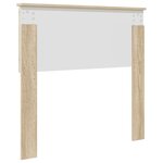 vidaXL Tête de lit Chêne Sonoma 75 cm Bois d'ingénierie