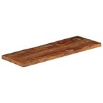 vidaXL Dessus de table 90x30x3 8 cm rectangulaire bois massif récupéré