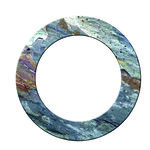 Numéro 0 - Numéro adhésif pour boîtes aux lettres- Pierre véritable 50 mm  LAVE