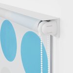 vidaXL Store roulant de douche 120x240 cm Cercle