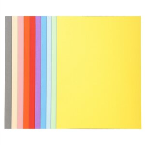 Paquet de 50 chemises Forever® 170 100  recyclées - 24x32cm - Couleurs assorties x 10 EXACOMPTA