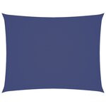vidaXL Voile de parasol Tissu Oxford rectangulaire 4x6 m Bleu