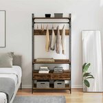 vidaXL Armoire Bois ancien 89 x 39 x 184.5 cm Bois d'ingénierie