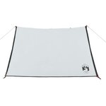 vidaXL Tente de camping 2 personnes blanc tissu occultant imperméable