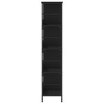 vidaXL Bibliothèque noir 78 5x33x153 cm bois d'ingénierie