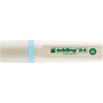 Surligneur 24 Ecoline Bleu pastel 2-5 mm x 10 EDDING