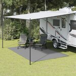 vidaXL Tapis de sol de camping anthracite 4x2 5 m