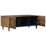 vidaXL Table basse Marron 100 x 54 x 40 cm Bois de mangue massif