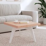 vidaXL Dessus de table 60x60x4 cm carré bois massif de hêtre