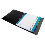 Intercalaire a4+ polypropylène coloré opaque exacompta 6 onglets neutres réinscriptibles multicolores - 1 jeu