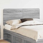 vidaXL Tête de lit Gris Sonoma 160 cm Bois d'ingénierie