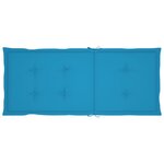 vidaXL Chaises inclinables de jardin lot de 4 et coussins Bois acacia