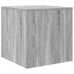 vidaXL Tables gigognes 3 Pièces Sonoma gris Bois d'ingénierie