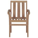 vidaXL Chaises de jardin lot de 2 et coussins noir Bois de teck massif