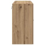 vidaXL Meuble mural chêne artisanal 60 x 31 x 60 cm Bois d'ingénierie