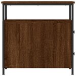 vidaXL Tables de chevet 2Pièces chêne marron 30x60x60cm bois d'ingénierie