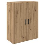 vidaXL Armoire Murale 2 Pièces Chêne artisanal 69 5 x 34 x 90 cm