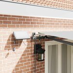 vidaXL Auvent avec Anthracite 5 × 3 5 m Métal