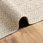 vidaXL Tapis ZIZUR crème 100x200 cm aspect de jute intérieur extérieur