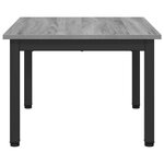 vidaXL Table basse Gris Sonoma 60 x 50 x 36 cm Bois d'ingénierie