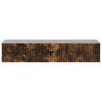 vidaXL Table d'appoint murale 87 5 x 34 5 x 17 cm Bois d'ingénierie