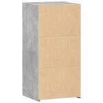 vidaXL Buffet gris béton 45x42 5x93 cm bois d'ingénierie