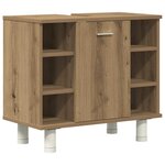 vidaXL Ensemble de meubles salle de bain 3 Pièces bois d'ingénierie