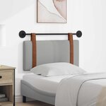 vidaXL Tête de lit suspendue Gris nuage PU antique