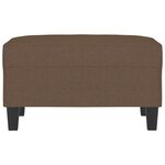 vidaXL Repose-pied Marron 70x55x41 cm Tissu