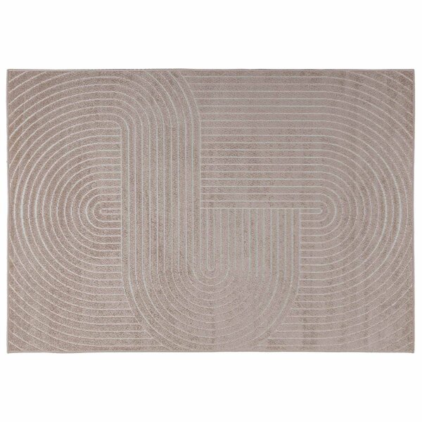 vidaXL Tapis de surface HUARTE Beige 280 x 200 cm Polyester