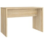 vidaXL Tabouret de toilette Chêne sonoma 70x35x45 cm Bois d'ingénierie