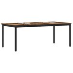 vidaXL Table de salle à manger / Table de repas Bois d'ingénierie